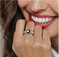 Anillo Ti Sento Milano Mujer in Plata Topazio blu 12399DB-54 - 12399DB-54